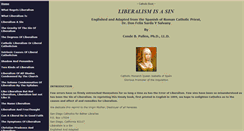 Desktop Screenshot of liberalismisasin.com